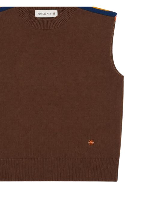 Children's wool blend sweater Manuel Ritz | 4438MARRONE